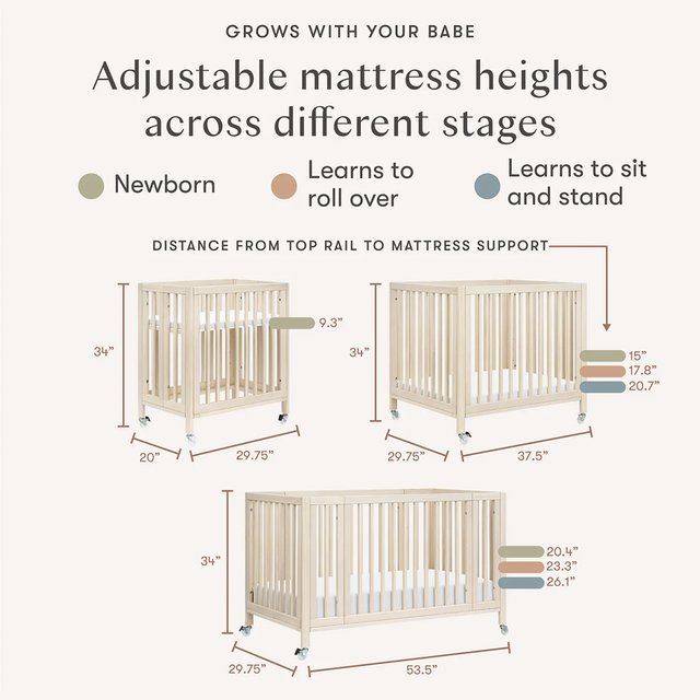 Rolli 9-in-1 Convertible All-Stages Crib