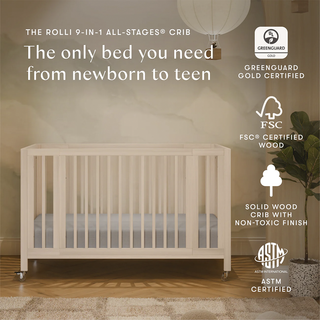 Rolli 9-in-1 Convertible All-Stages Crib