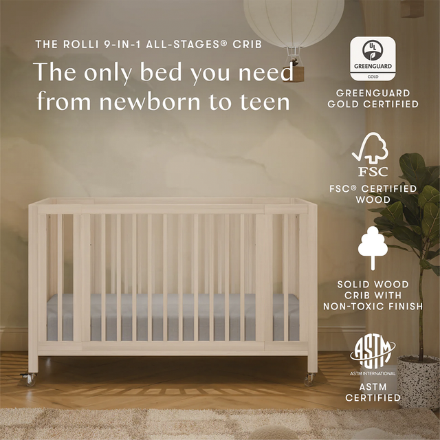 Rolli 9-in-1 Convertible All-Stages Crib