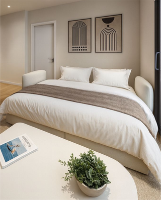 Nilo Sofa Bed Ivory Velvet