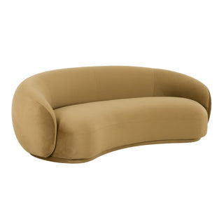 Urbana Camel Velvet Sofa