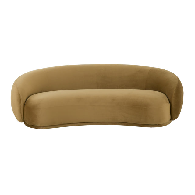 Urbana Camel Velvet Sofa