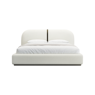 Sable Bed Off White Linen