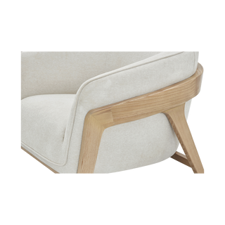 Sandro Lounge Chair Off White