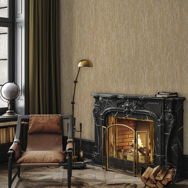 Siena Wallpaper Honey Plaster