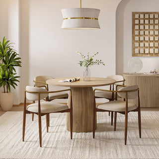 Oxford Round XS Dining Table Greige Oak