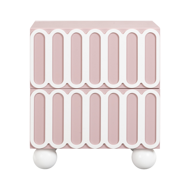 Valeria Pink Nightstand