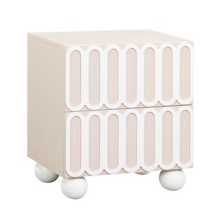 Valeria Taupe Nightstand