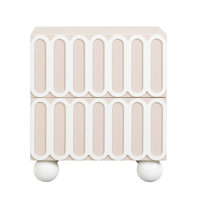 Valeria Taupe Nightstand