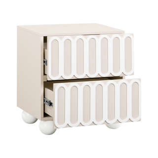 Valeria Taupe Nightstand