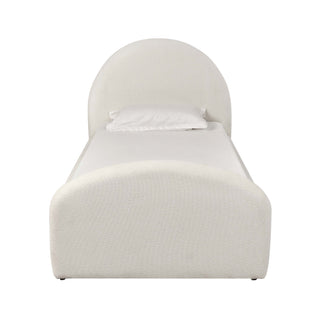 Valeria Cream Boucle Twin Bed