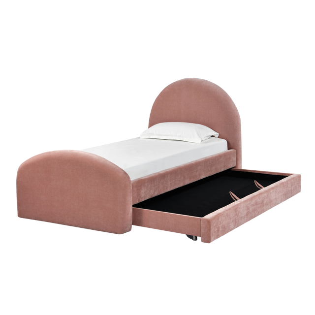 Valeria Rose Upcycled Chenille Twin Bed