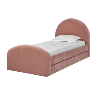 Valeria Rose Upcycled Chenille Twin Bed