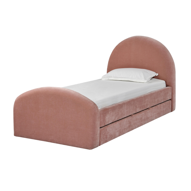 Valeria Rose Upcycled Chenille Twin Bed