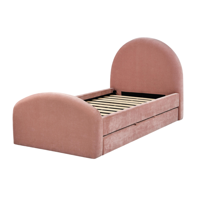 Valeria Rose Upcycled Chenille Twin Bed