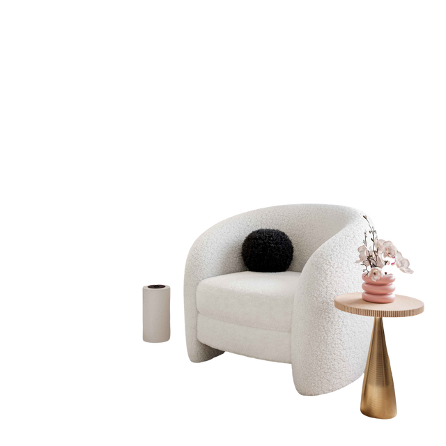 Boho Black Sheepskin 16" Pillow