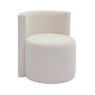 Lacey Velvet Rolling Desk Chair