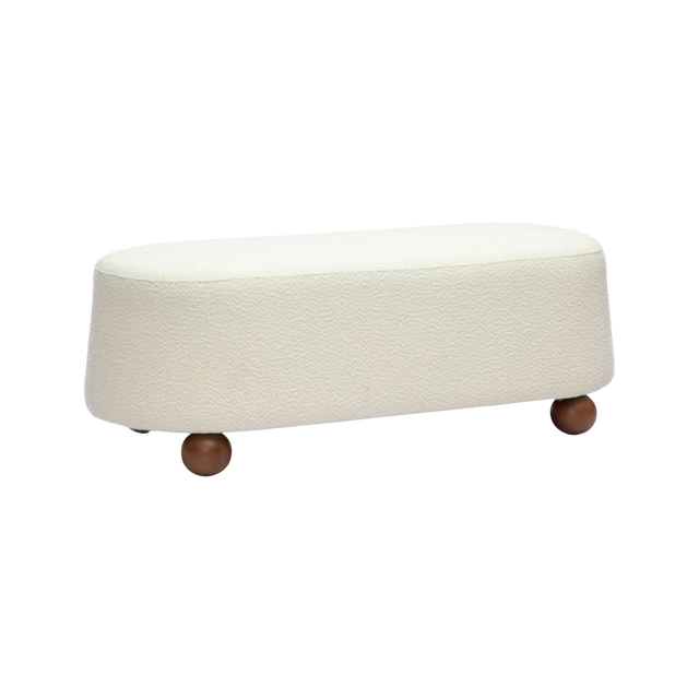 Mell Bench Cream Boucle