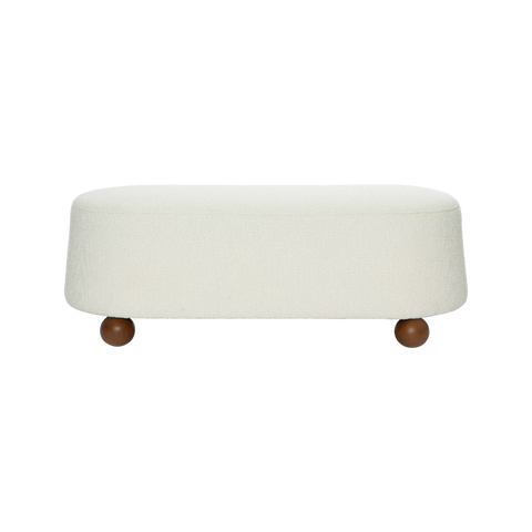 Mell Bench Cream Boucle