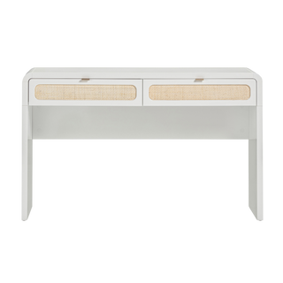 Marshy Rattan 2 Drawer Desk