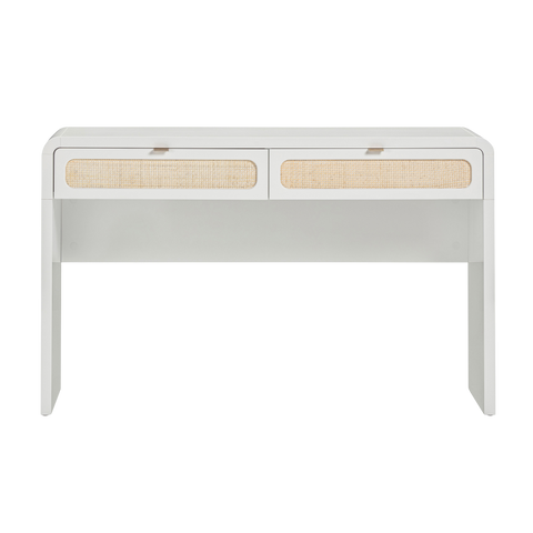 Marshy Rattan 2 Drawer Desk