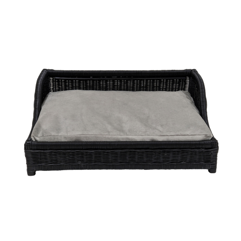 Nala Black Small Pet Bed
