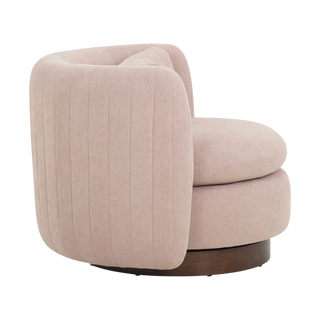 Valeria Chenille Swivel Lounge Chair