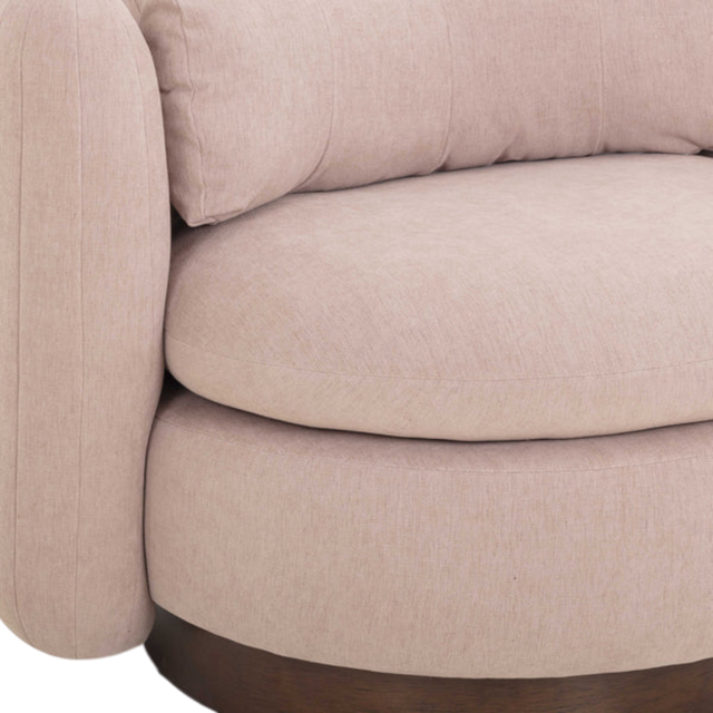 Valeria Chenille Swivel Lounge Chair