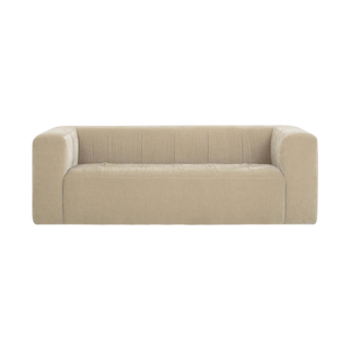 Calista Upcycled Chenille Sand Sofa