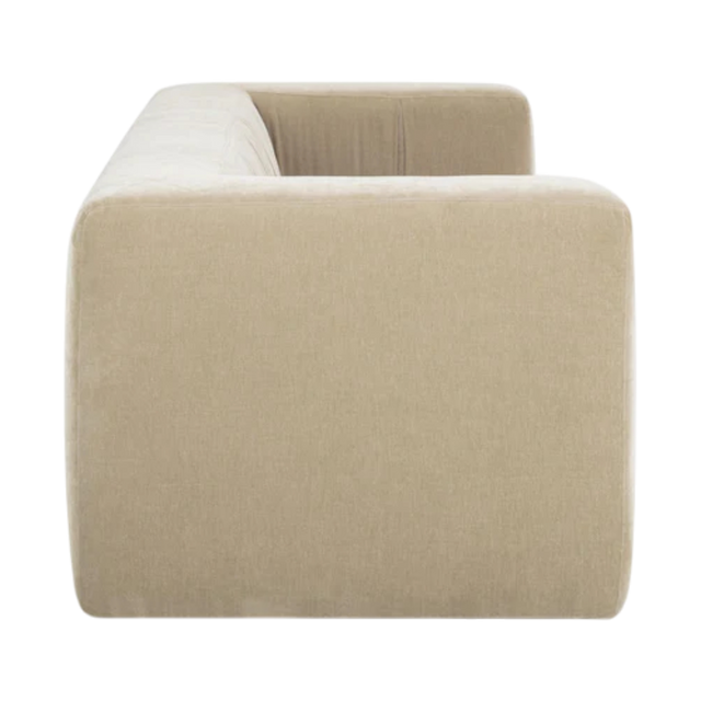 Calista Upcycled Chenille Sand Sofa