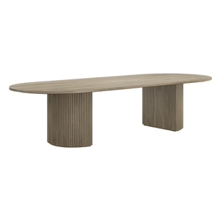 Oxford Rectangular XL Dining Table Greige Oak