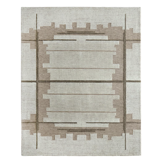 Tetrica Brown Ivory Rug (8' x 10')