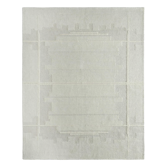 Tetrica Gray Ivory Rug (8