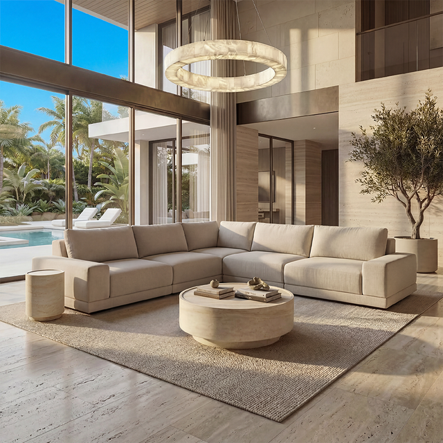 Torino Corner Sectional Beige