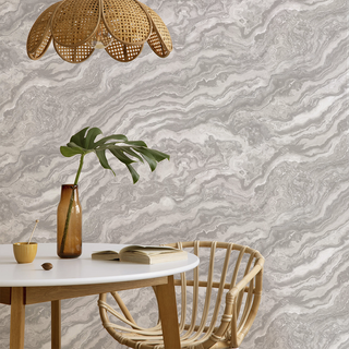 Treviso Wallpaper Taupe Travertine