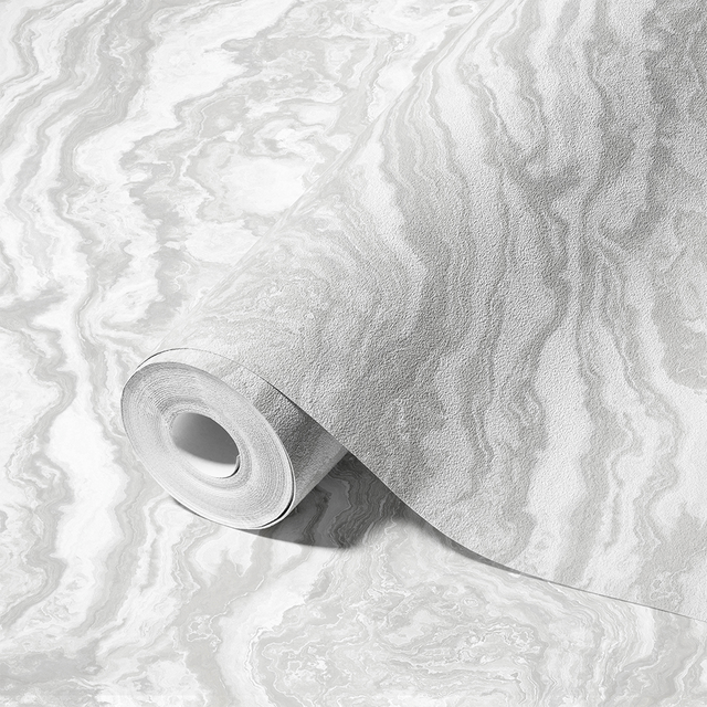 Treviso Wallpaper White Travertine