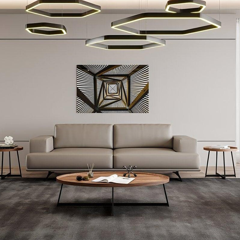 Arlo Ceiling Lamp 23" Gray