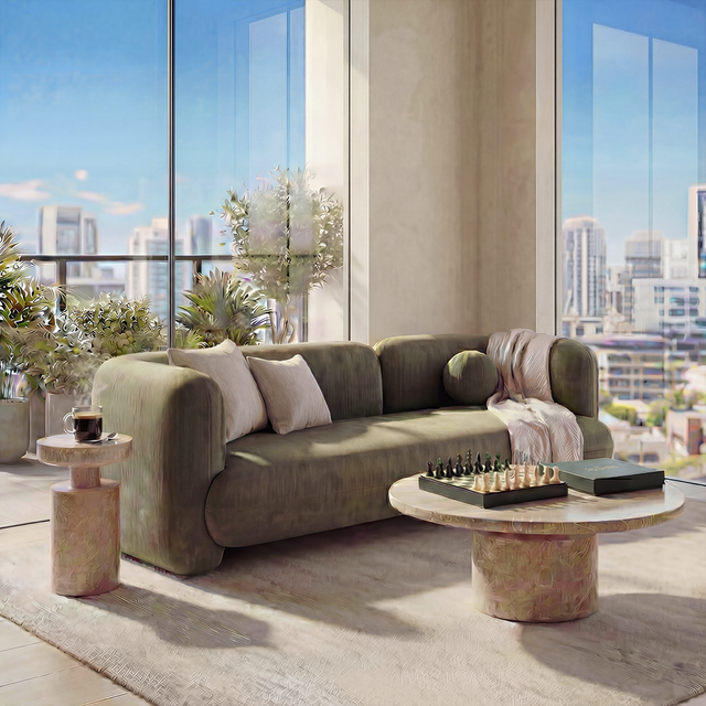 Vetra 3 Seater Sofa Thyme