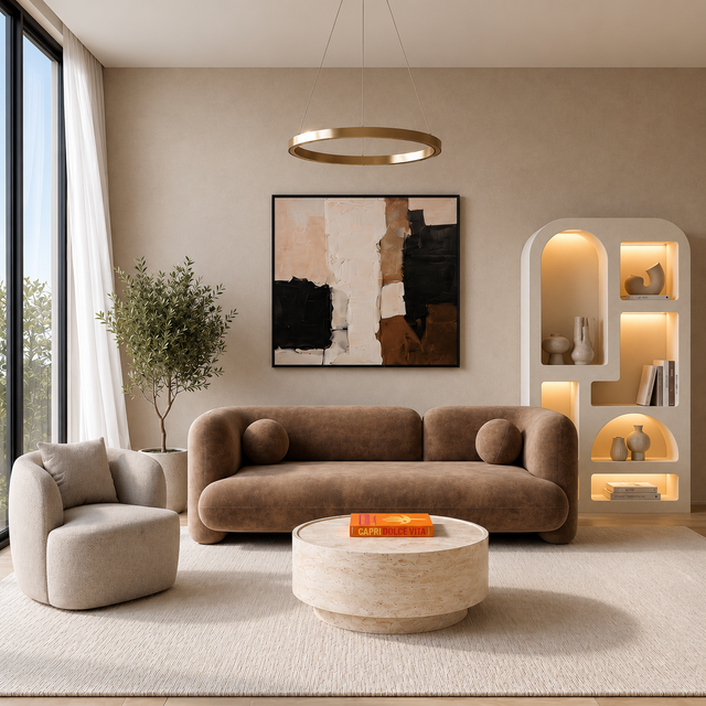 Pietra Coffee Table Travertine