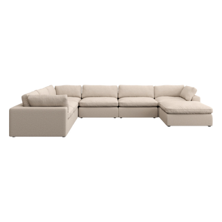 Bloom Extended Sectional Modular Sofa Beige