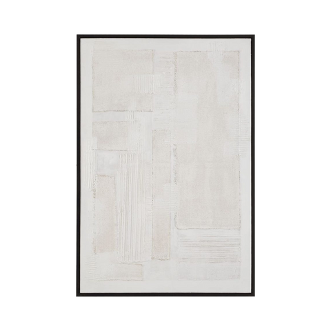 White Echo Wall Art 42" x 62"