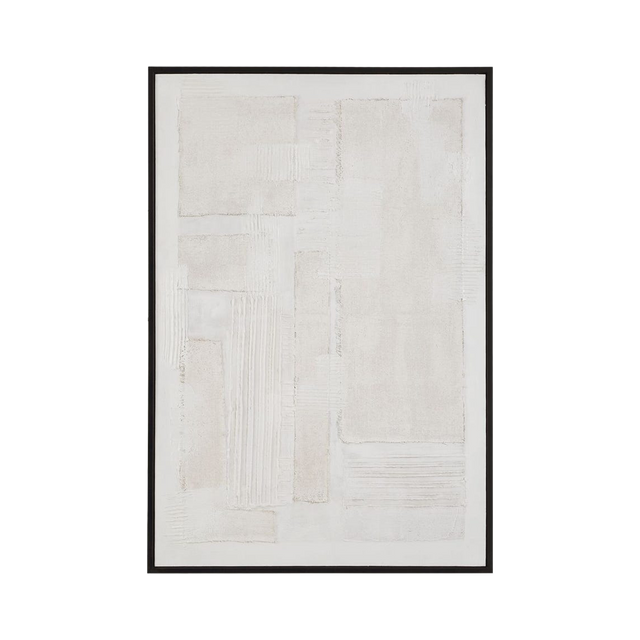 White Echo Wall Art 42" x 62"