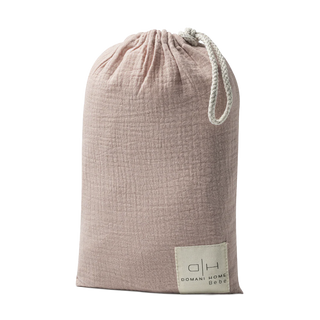 Gauze 3 Piece Crib Set in Pouch Pink