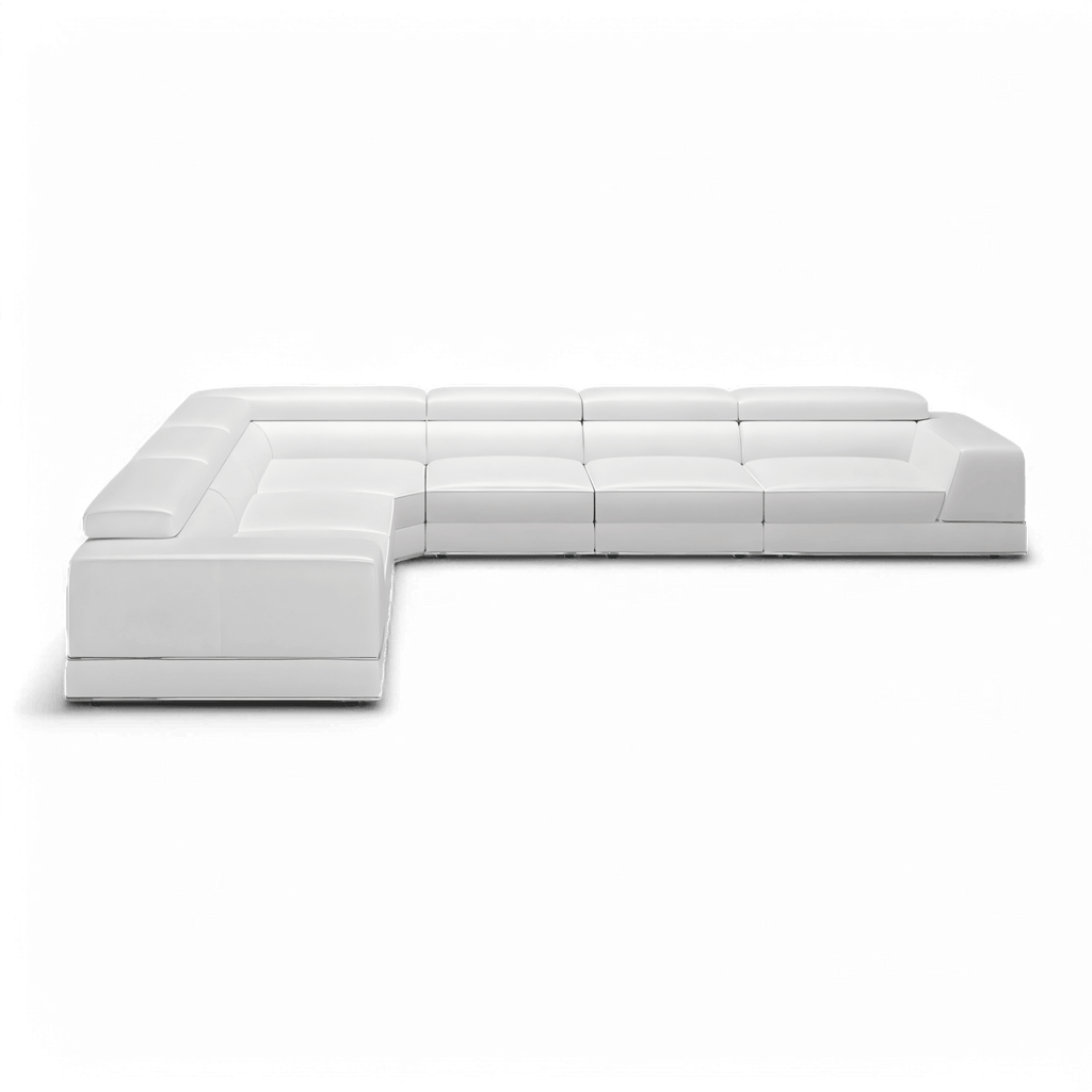 Amadeo Extended Modular Sectional Sofa White – Modani Furniture