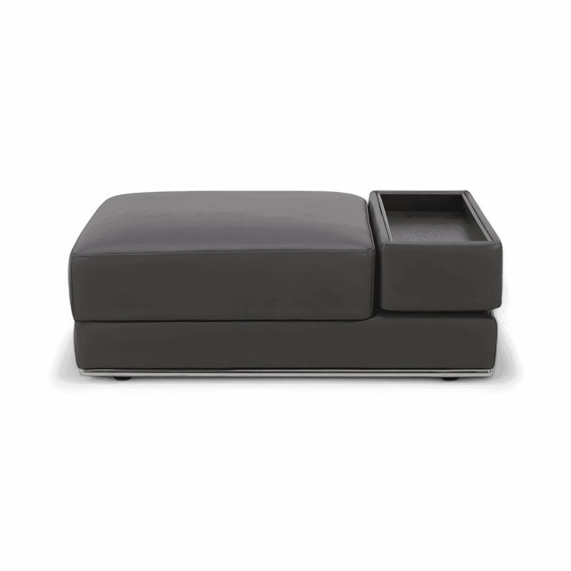 Amadeo Ottoman Elephant Gray