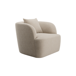 Elora Lounge Chair Greige Boucle
