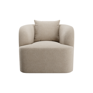 Elora Lounge Chair Greige Boucle