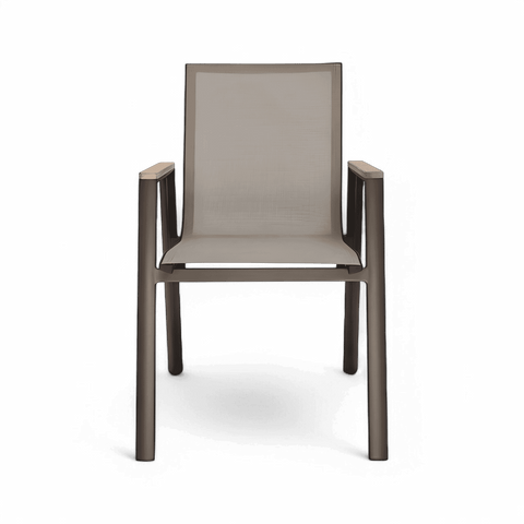 Aviana Outdoor Dining Chair Taupe