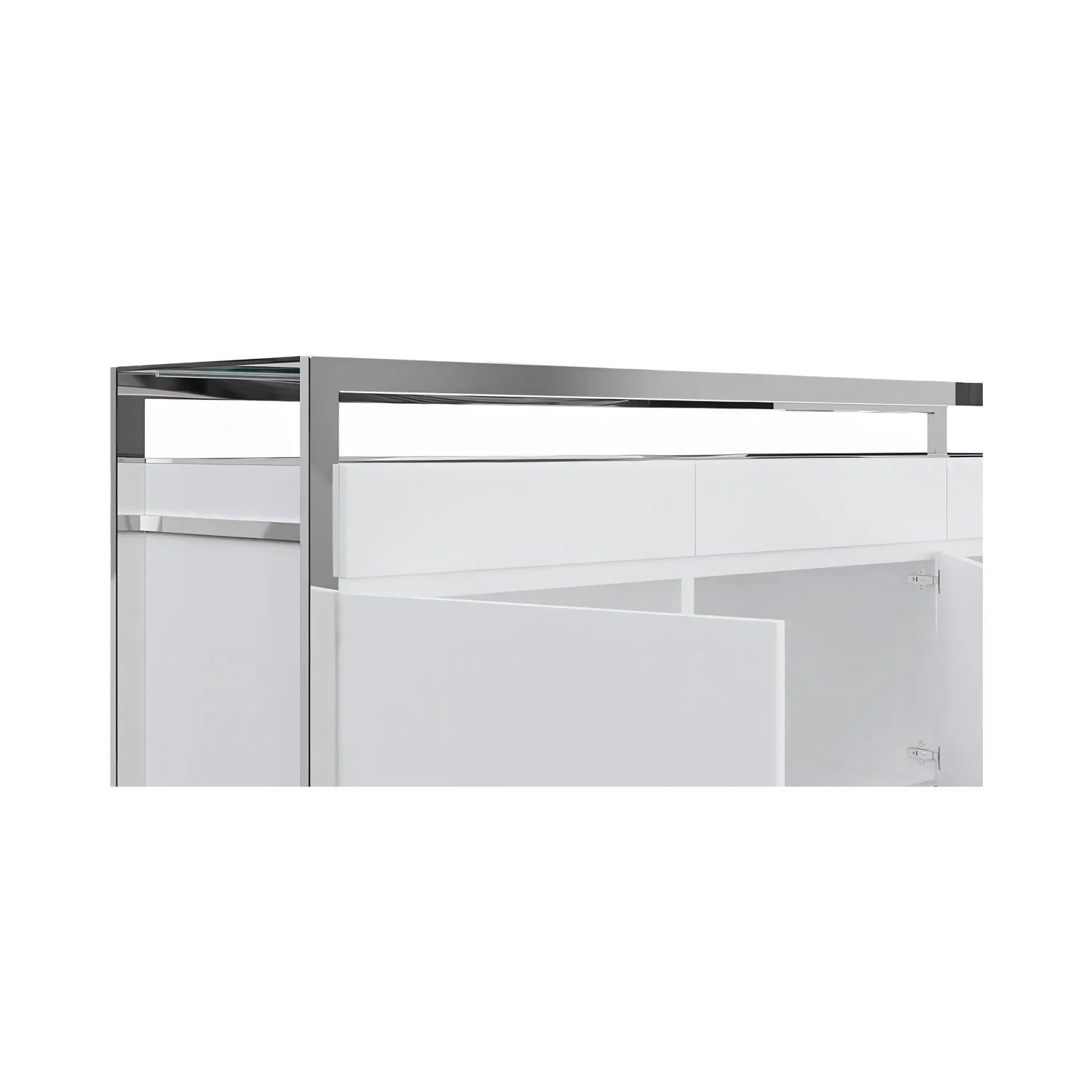 【ホワイト】【+TSUBASA】 BARI-BARI Bari Buffet White – Modani Furniture