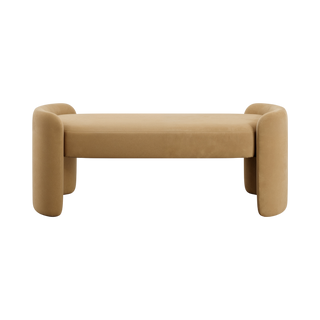 Elora Bench Camel Velvet